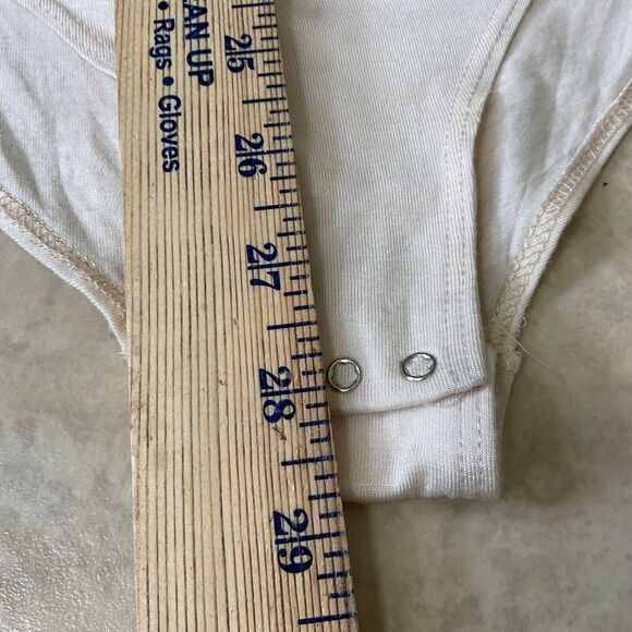 Intimately Free ,  FP Size XS Floral Bodysuit blouse top neutral colors. - Picture 9 of 15